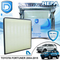 กรองแอร์ Toyota โตโยต้า Fortuner 2004-2015 HEPA (D Protect Filter Hepa Series) By D Filter (ไส้กรองแอร์รถยนต์)