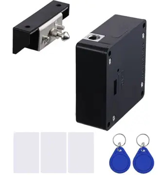 Hidden DIY Lock for Wooden Cabinet Drawer Locker, RFID Card/Tag Entry