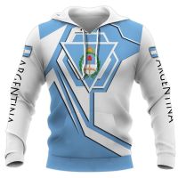 Xzx180305 newest 3D print Argentina Sport Country flag unique men / women cozy Harajuku casual streetwear Hoodie / zip / Sweatshirt Ops