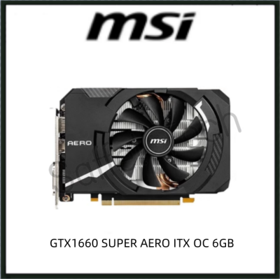 USED MSI GTX1660 6GB 192Bit GDDR6 GTX 1660 Gaming Graphics Card GPU