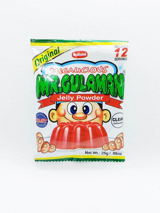 Mr. Gulaman Unflavored Gelatine / Jelly Powder 25g Lazada PH