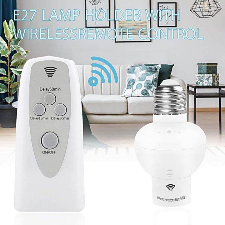Remote Control Light Lamp Socket E27 Bulb Base,Light Socket Base