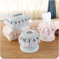 Lace Cloth Home Tissue Box Creative Home Multi-function Storage Box