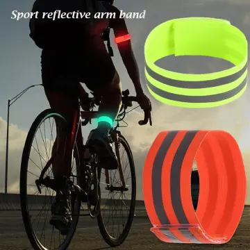 2pcs High Vis Reflective Arm Band Ankle Straps Cycling Night Running Safety  Band