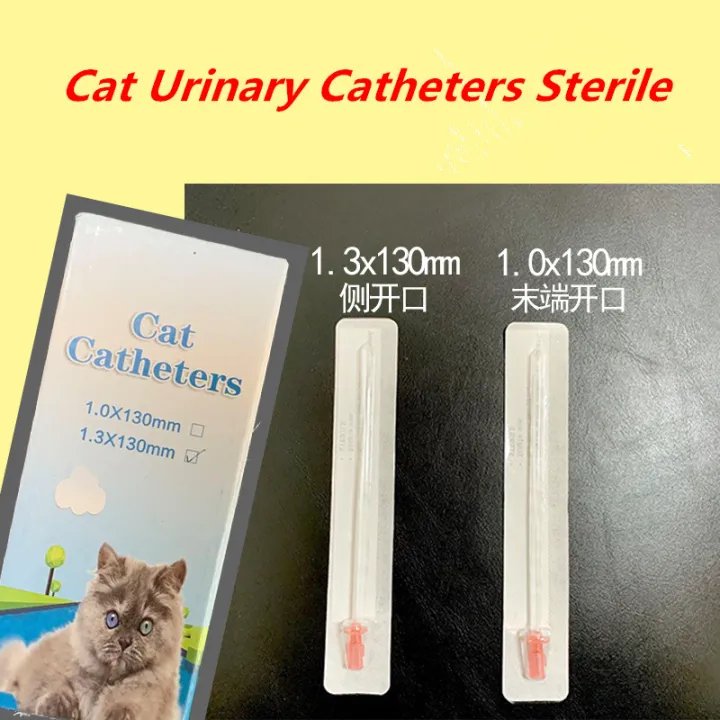 20Pcs Cat Urinary Catheters Sterile 1.0mm 1.3mm Luer PVC Urinary