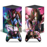 ใหม่เกมสาวไวนิล Faceplate รูปลอกสำหรับ X Series X คอนโซลควบคุมอุปกรณ์เสริมสกินสำหรับ Xsx #4093