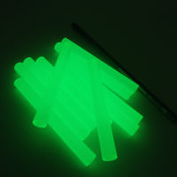 20 Pcs 11*100 มม. Noctilucent Electrothermal กาว Hot Melt กาว Stick Luminous DIY งานฝีมือ, ปืนกาวอุปกรณ์เสริม-qeangshe