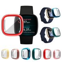 For Fitbit Versa 3 / Sense Protective Cover TPU Case Full Screen Protector Shell For Fitbit Versa3/Sense Smartwatch Frame Bumper
