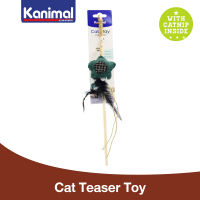 Kanimal Cat Star Teaser Toy ของเล่นแมว ไม้ล่อแมว รุ่นดาวพันเชือก ช่วยขัดฟัน สำหรับแมวทุกสายพันธุ์ ขนาด 24 x 5.3 ซม. (ยาว 40 ซม.)