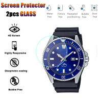 2pcs กระจกนิรภัยสำหรับ Casio MDV-107 MDV106 MDV-106B GA-100 GA-100BL smartwatch HD CLEAR Screen Glass Protector Films