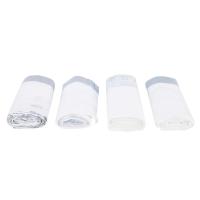 4 Rolls of Ultra Strong Garbage Bags Thickened Rubbish Bags with Drawstring for Home Office