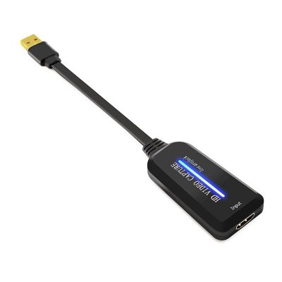 USB การ์ดบันทึกวิดีโอ2.0 1080P 4K อะแดปเตอร์สำหรับบันทึกเกมถ่ายทอดสดอะแดปเตอร์การ์ดดร็อปชิป FJK3825อะแดปเตอร์