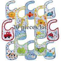 【CW】 20pcs Baby Bibs Bandana Babadores burp saliva towel cartoon Boys accessories