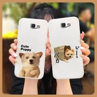 Cartoon Skin-friendly feel Phone Case For Samsung Galaxy J7 Prime/2/2018/ON7 2016/G610F Solid color Back Cover cute