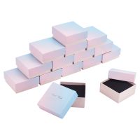 Jewelry Organizer Storage Gift Box Necklace Earrings Ring Boxes Rectangle Square Paper Jewellery Packaging Display Container