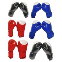 Kids Boxing Glove Training Sparring Gloves Breathable Elastic Wrist Strap Kickboxing Gloves Punch Mitts Durable for Punching Bag