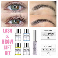 Pro Eye Lash &amp; Brow Lift Perming Eyelash Lift Extension Kit Curling Eye lash Perming Lotion for Home Use Salon Brow Lamination Cables Converters