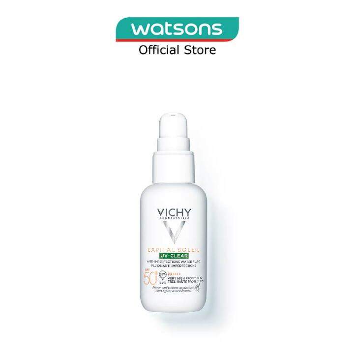 VICHY Capital Soleil Uv Clear (Spf50+) Sunscreen For Oily And Acne Prone Skin 40ml Lazada