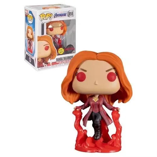 FUNKO POP Marvel Wanda Vision Wanda Maximoff #855 Vinyl Action Figures ...