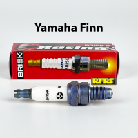 หัวเทียน BRISK PREMIUM LGS (4 เขี้ยว) แกนเงิน Yamaha Finn (SGL41ROAN) รองรับน้ำมันเบนซิน95, แก๊สโซฮอล์ Made in EU