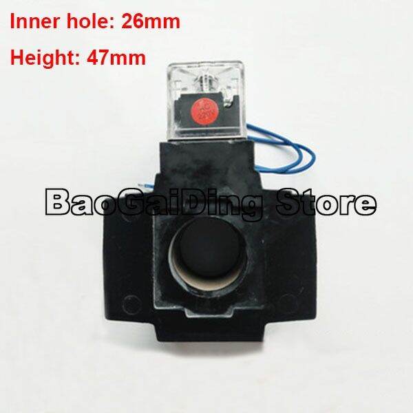 YUKEN Hydraulic Solenoid Valve Coil Inner Hole 26mm Height 47mm Control Valve AC110V AC220V