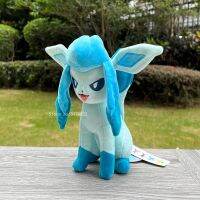 2รูปแบบใหม่โปเกมอนหมอบ Glaceon Leafeon ของเล่นน่ารักยัดไส้สัตว์การ์ตูนนุ่มตุ๊กตา Gift2023