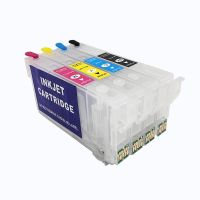 Einkshop 405 405XL Refillable Ink Cartridge NO Chip For Epson Workforce WF4830 WF4820 WF3820 WF7830 WF7835 WF7840 Printer