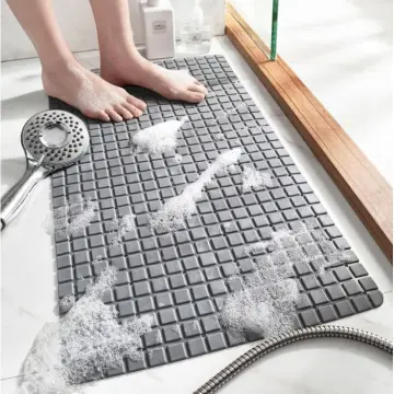 4pcs Shower Room Mats, Waterproof, Interlocking Bathroom Mats With Drainage  Holes, Perfect For Home Bathroom!