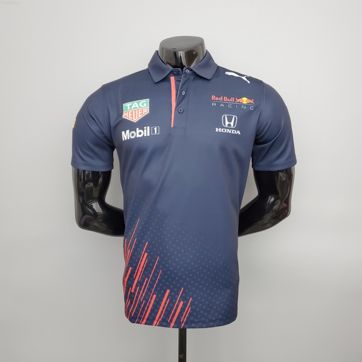 2023 NEW -2023 F1 Polo Honda Red Bull Racing Suit Royal Blue Uniforms ...