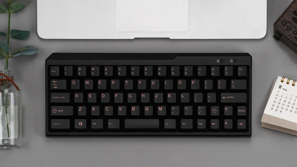ENJOYPBT KEYCAPS SET - Pink on Black