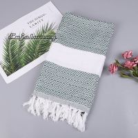 【DT】hot！ Soft and Absorbent Beach for Women Turkish Cotton with Tassels Sunscreen Ideal Saunas