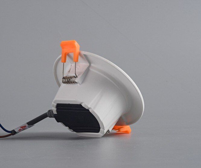โคมไฟอุ่นสีขาวหรี่ได้เย็นอะลูมิเนียมขาวเพดานลงแสงไฟติดผนัง7w-ไฟดาวน์ไลท์-led-ใหม่