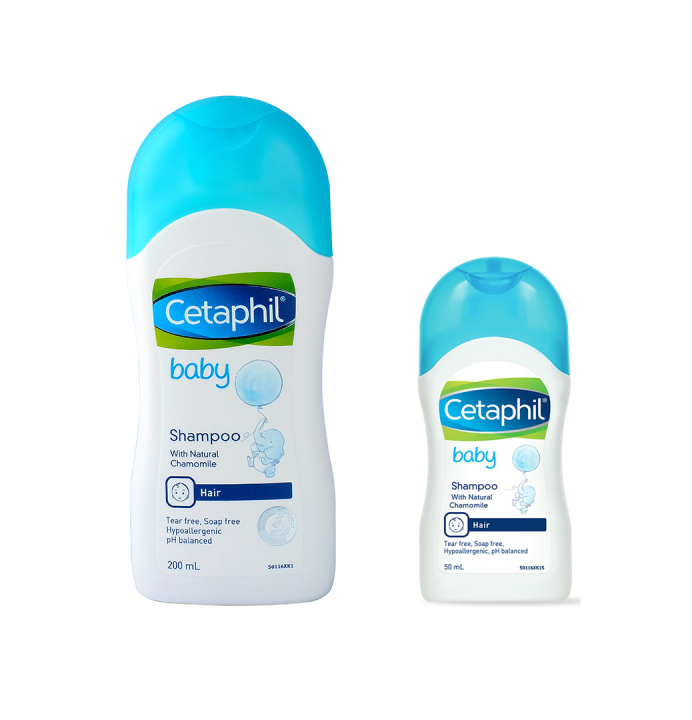 Cetaphil Baby Shampoo With Natural Chamomile 200ml and 50ml Bundle