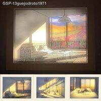 โคมไฟดักแมลงระยะไกลตกแต่ง Pintura Luz Japão Anime Parede Criativo NO Simular Do Sol Desenho USB ปลั๊ก Escimento Night