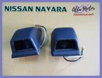 NISSAN NAVARA REAR LICENSE PLATE LAMP LIGHT SET #ไฟส่องป้ายทะเบียน นาวาร่า สีดำ (2 ตัว) สินค้าคุณภาพดี