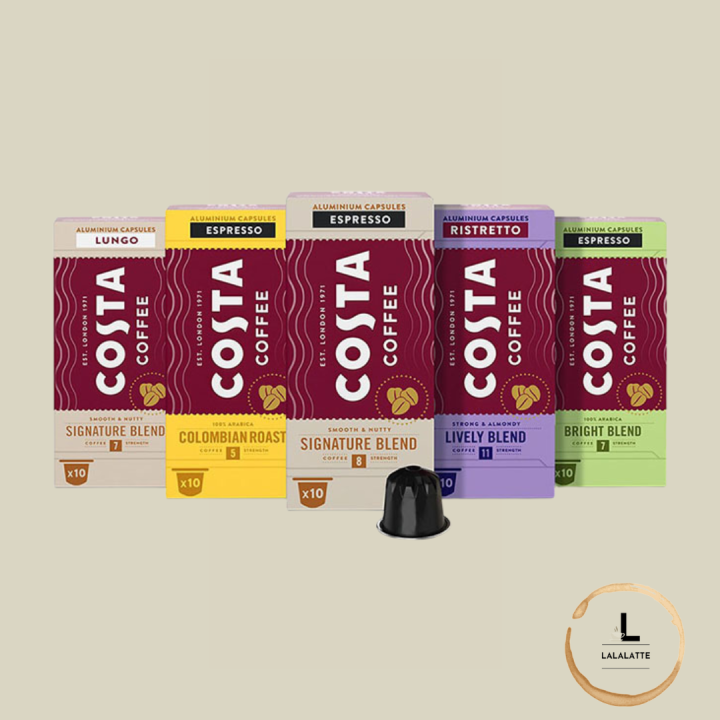 Costa Coffee Nespresso Compatible Coffee Capsules/ Pods - Signature ...