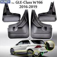 ชุด Mud Flaps สำหรับ Benz GLE Class W166 2016 2017 2018 2019 W Running Board Mudflaps Splash Guards ด้านหน้าด้านหลัง Mudguards