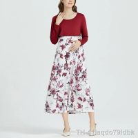 ✹✇ Vestido floral casual estampado de enfermagem vestido maternidade manga curta decote V longa verão moda 2022