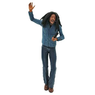 18cm Bob Marley Music Legends Singer Microphone PVC Action Figure Collectible Model Toy