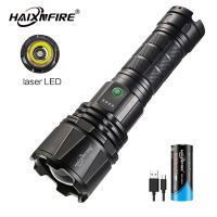 Haixnfire H39 Escort ไฟฉายเลเซอร์ LED ชาร์จ USB กันน้ํา สําหรับตั้งแคมป์