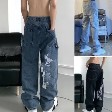 Shop Baggy Jeans Men Hip Hop online