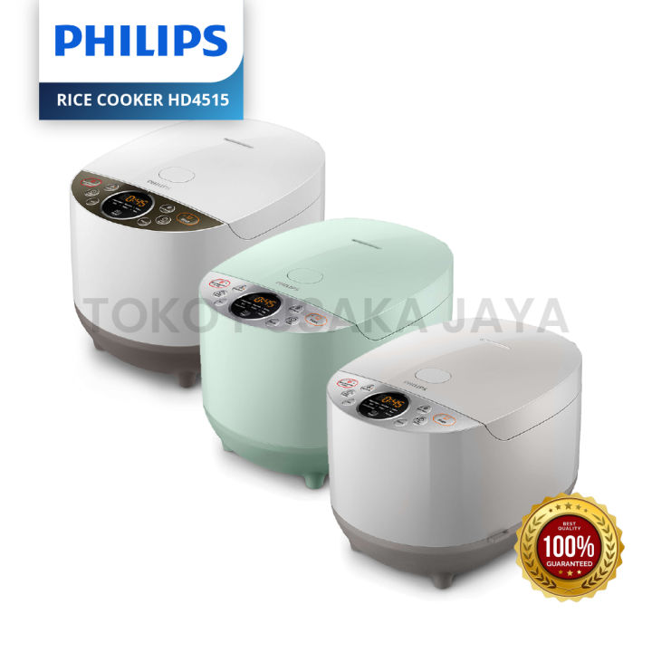 Philips 1.8L Digital Rice Cooker HD4515/30 400 Watt Penanak Nasi