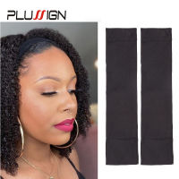 1-2PcsLot Black Pink Soft Headband With Adjustable Velcro Head Band Wig Making Band Wig Grip Headband Non Slip Diy Wig Tools