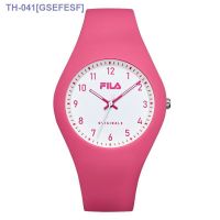 ✥✇☏ FILA FILA watches for women students PeiLeMei red silicone movement quartz couples watch male authentic 6352