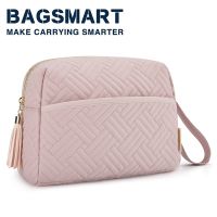 [Koala Travel] BAGSMART กระเป๋าแต่งหน้าความจุขนาดใหญ่สำหรับเดินทางกระเป๋าเครื่องสำอาง Elegant Roomy Waterproof Toiletry Case Organizer Make Up Accessories