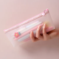 [Ready Stock] INS Pencil Case Simple Large Capacity Cute Daisy Pencil Bag Stationery Storage Bag