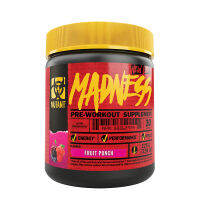 Mutant Madness 225g 30 servings. Pre-workout  ช่วยซ่อมแซมกล้ามเนื้อ และช่วยให้ออกกำลังกายได้อึดทนนานขึ้น