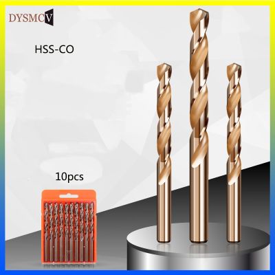 10PCS 0.5mm1.5mm 2.5mm 3.5mm 4.0mm M35 HSS CO Cobalt Drill Bits HSS Twist Drill Bit For Stainless Steel