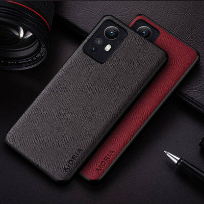 Case for Redmi Note 12S funda simple textile Leather cover for xiaomi redmi note 12s 4g case coque