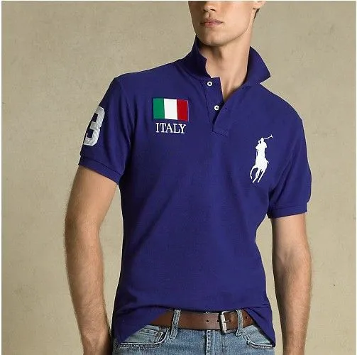 Áo Phông Cổ Bẻ Chất Lượng Cao Ralph Lauren Cho Nam, Áo Polo Ngắn Tay Chính  Hãng, Dành Cho Giới Trẻ 